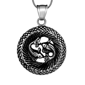 Tokyo Mart Men Zodiac Pisces Necklace Pendant Star Sign Constellation Jewelry Women Boys Girls Birthday Gift