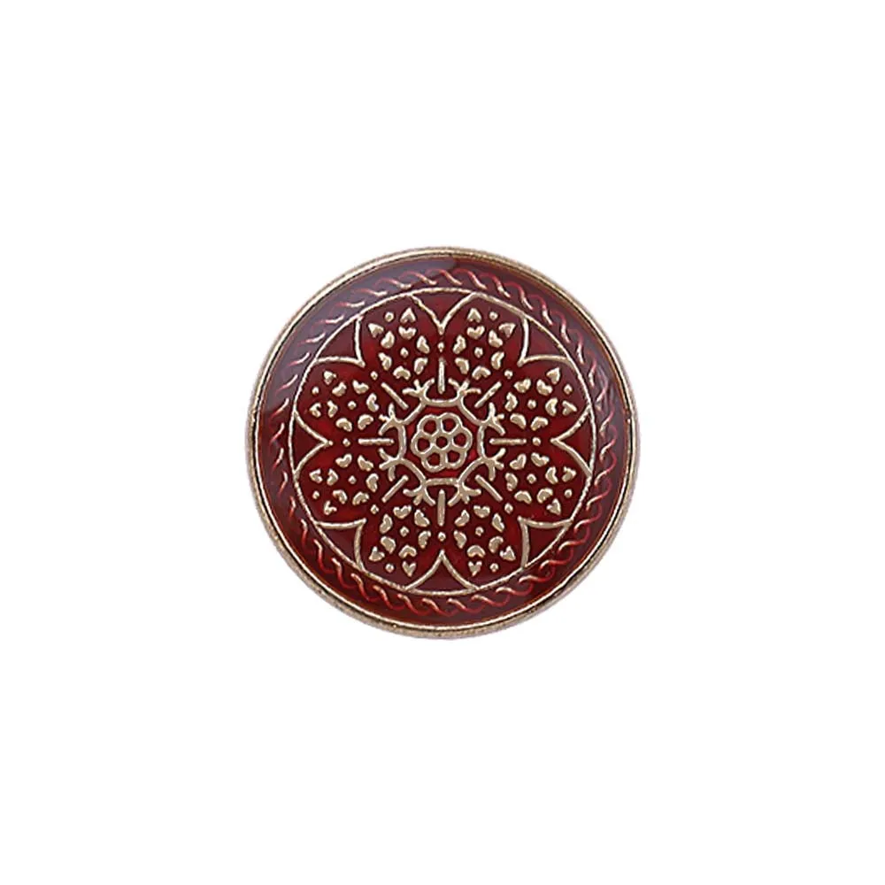 Traditional Design Lamination Shank Metal Buttons for Ethnic Wear