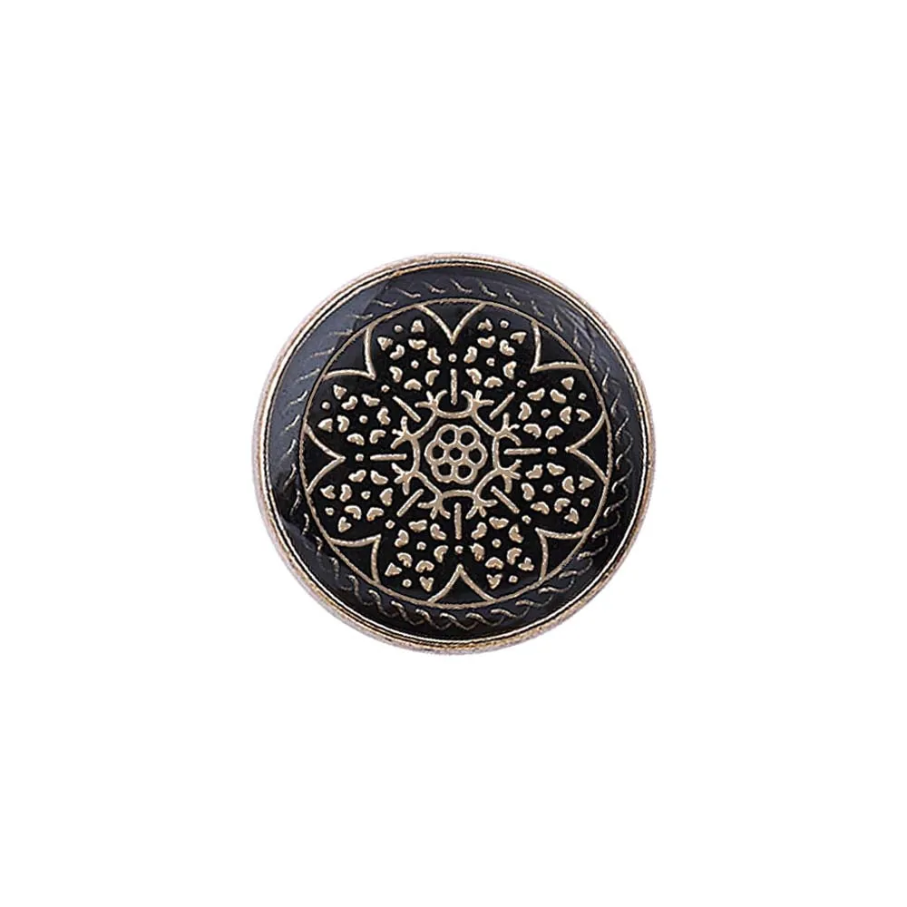 Traditional Design Lamination Shank Metal Buttons for Ethnic Wear