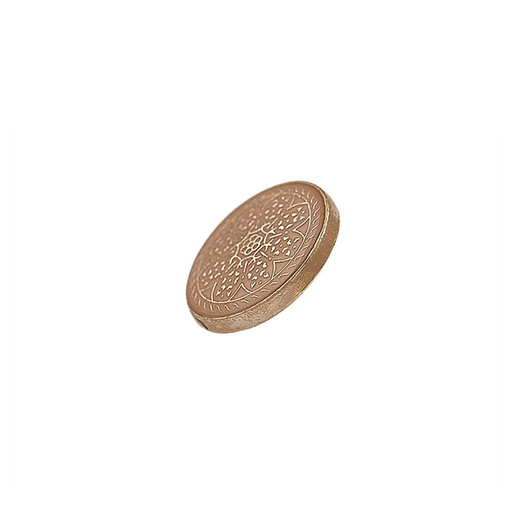 Traditional Design Lamination Shank Metal Buttons for Ethnic Wear