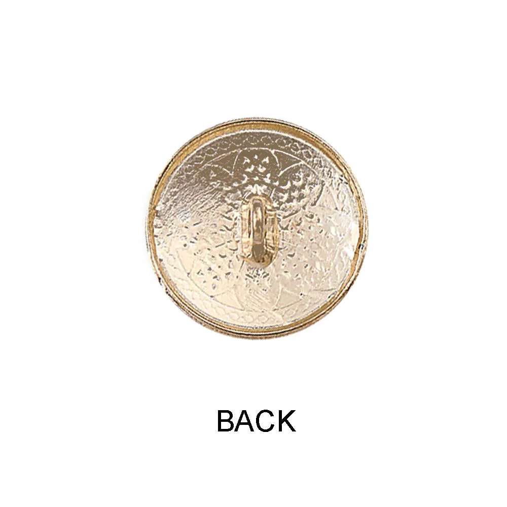 Traditional Design Lamination Shank Metal Buttons for Ethnic Wear