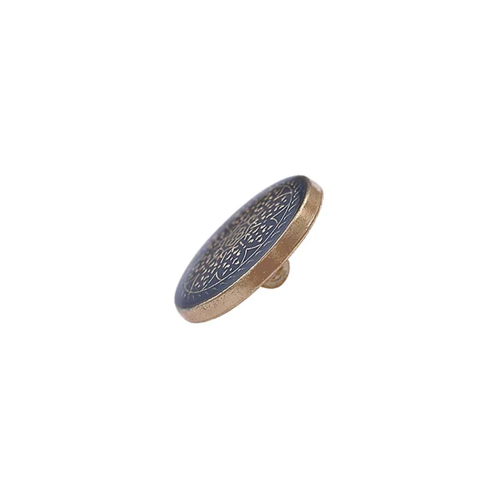 Traditional Design Lamination Shank Metal Buttons for Ethnic Wear