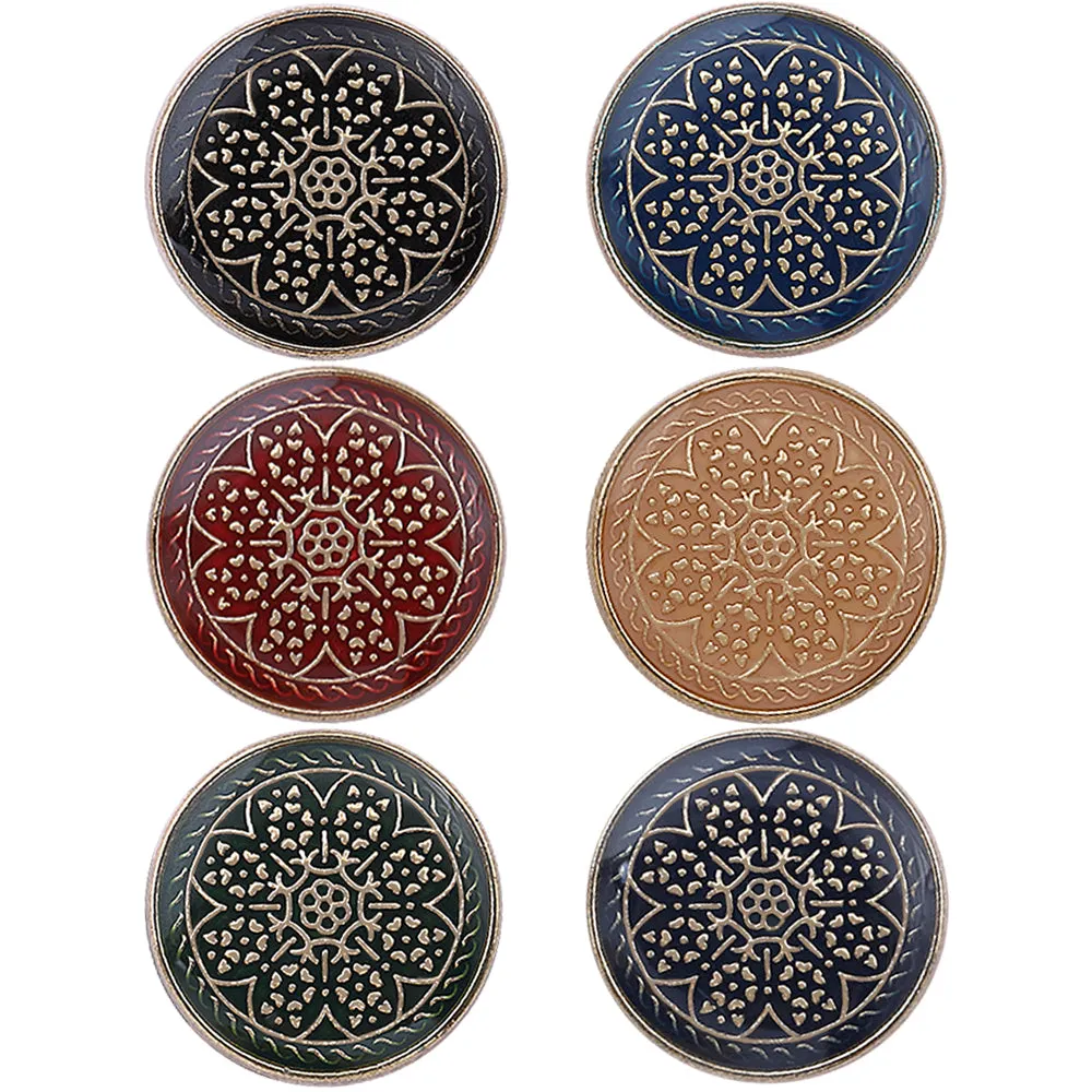 Traditional Design Lamination Shank Metal Buttons for Ethnic Wear