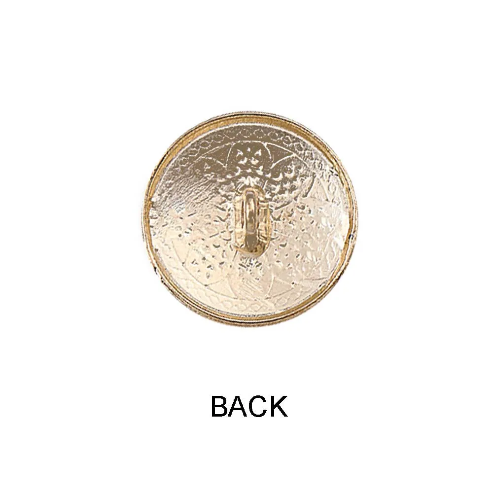 Traditional Design Lamination Shank Metal Buttons for Ethnic Wear