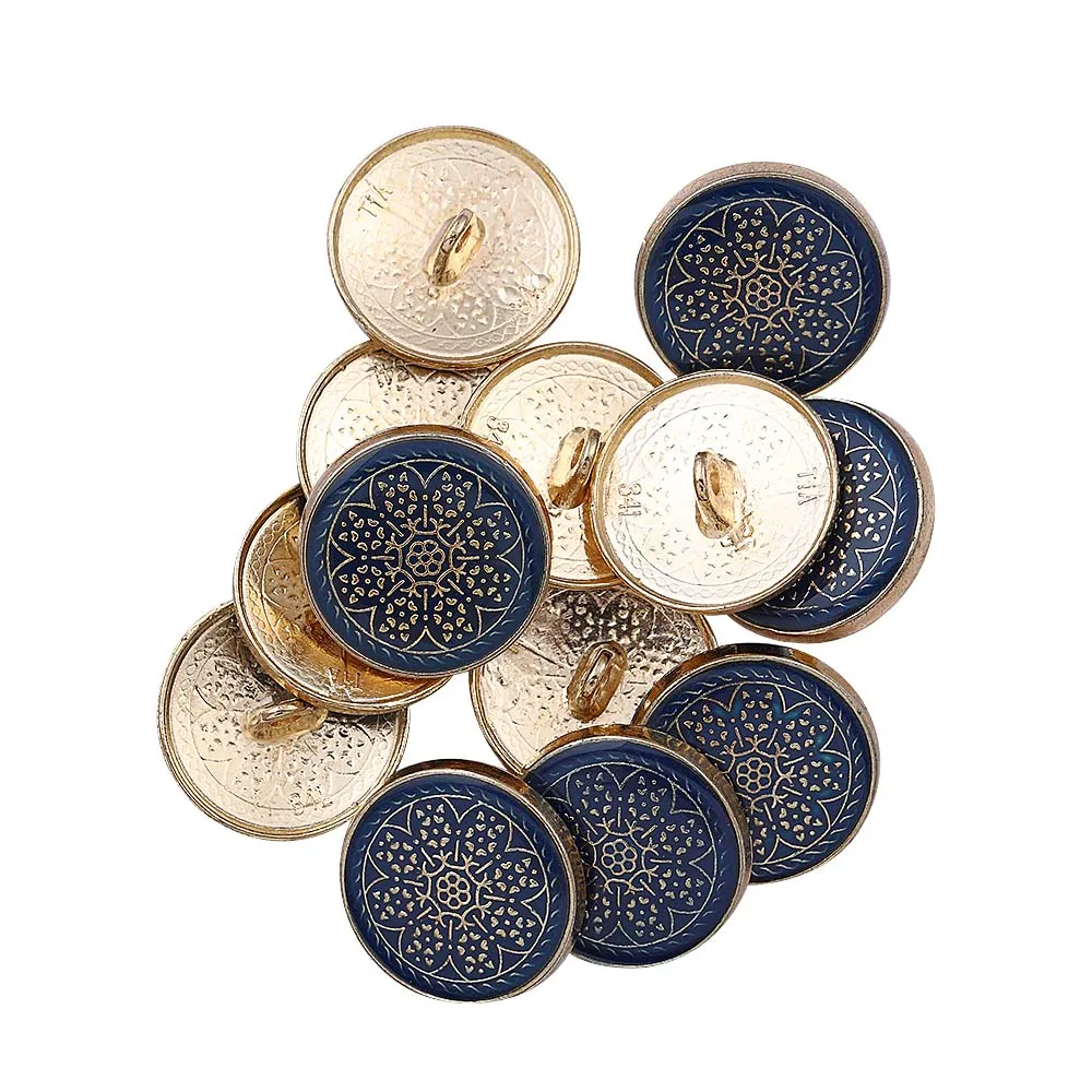 Traditional Design Lamination Shank Metal Buttons for Ethnic Wear