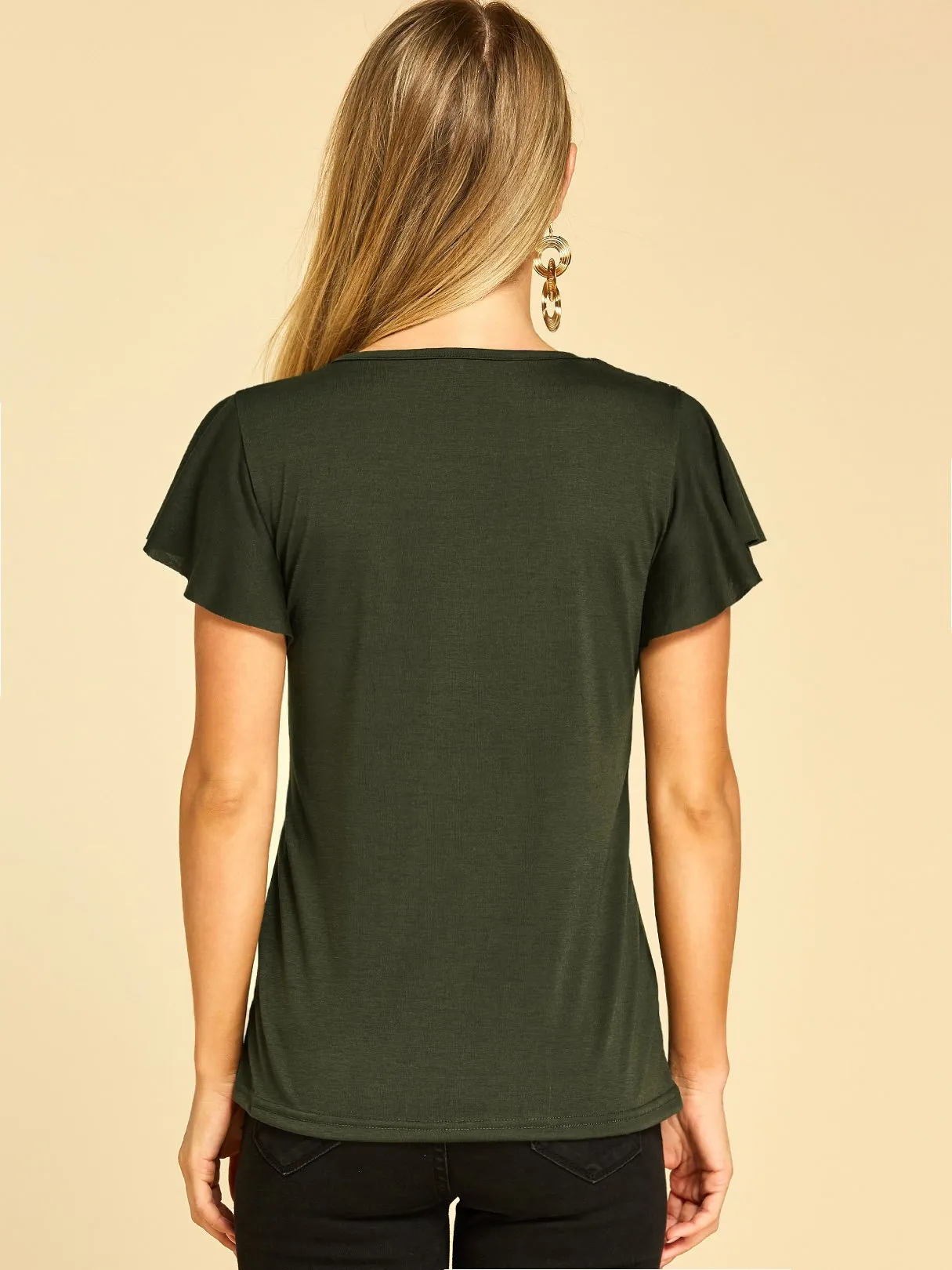 Wholesale Round Neck Leopard Short Sleeve T-Shirts
