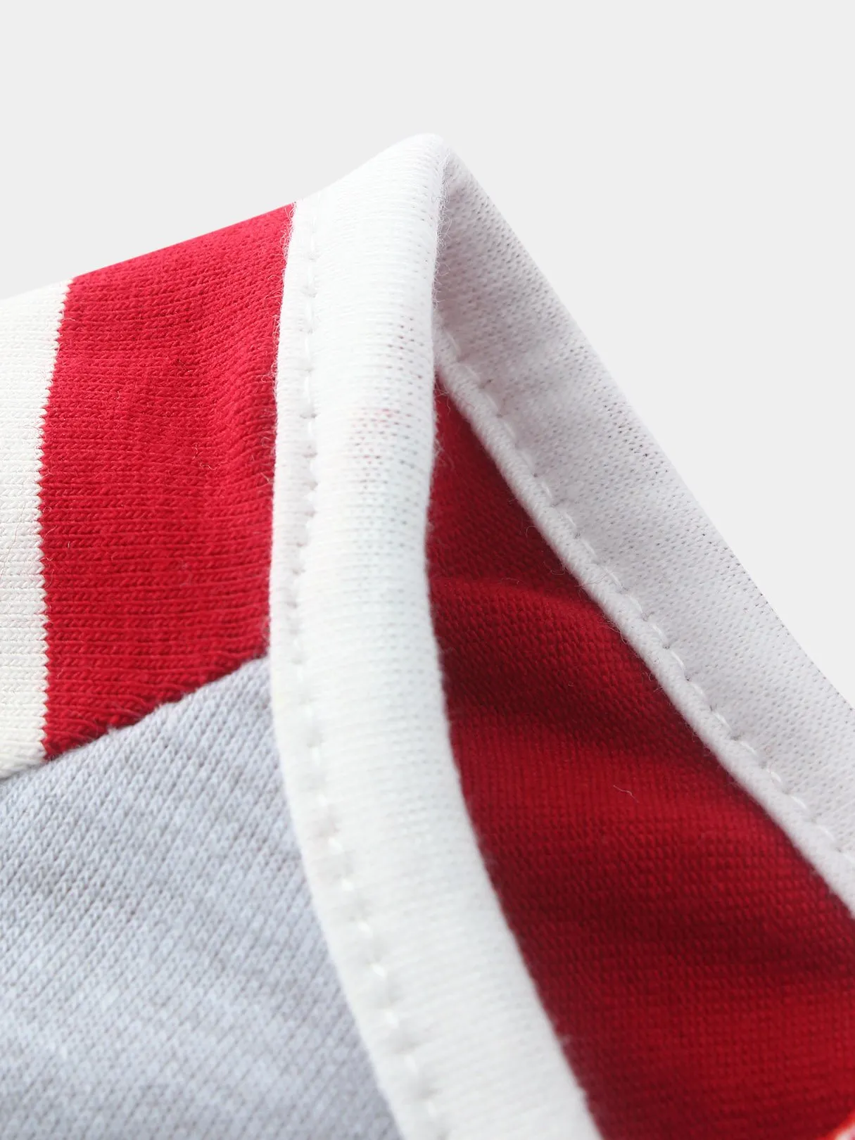 Wholesale Round Neck Stripe Letter Long Sleeve Bodycon Hem Top