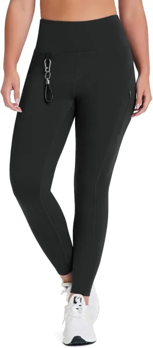 Women's 27" High Waisted Hiking Leggings with Zipper Pockets Tummy Control Workout Running Yoga Cargo Pants