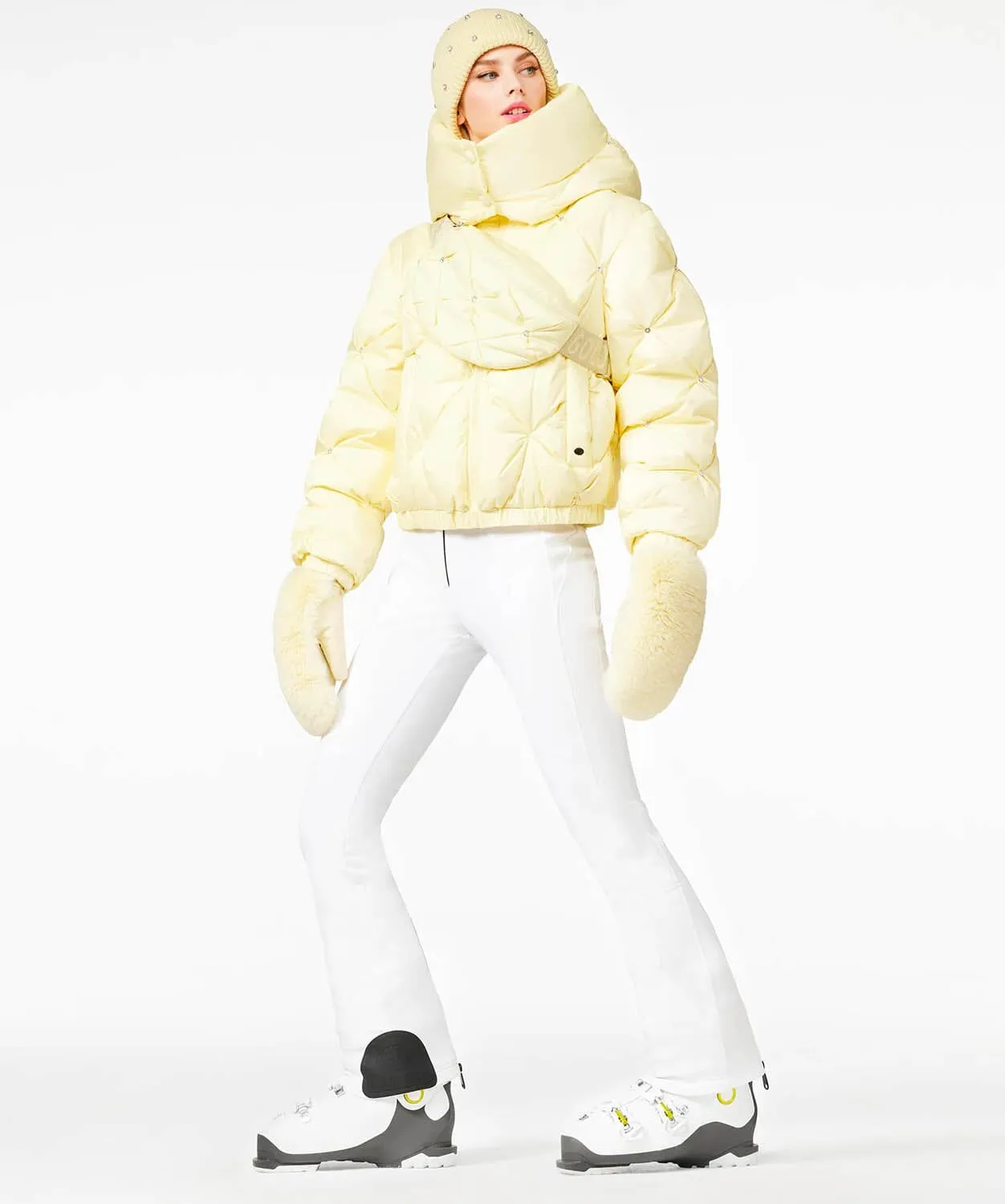 Women's Glare Ski Jacket with crystals by Swarovski