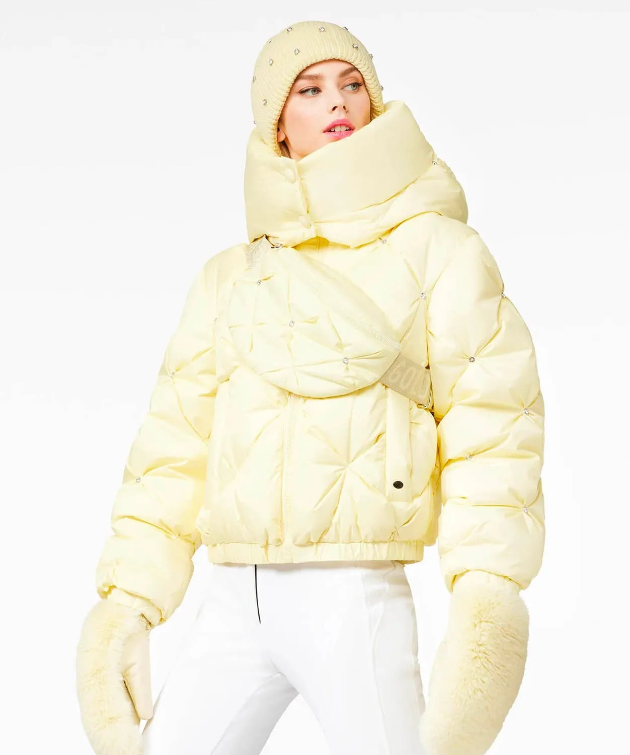 Women's Glare Ski Jacket with crystals by Swarovski
